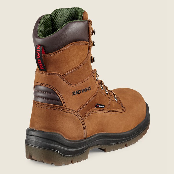 Red Wing Safety Boots Brown - Mens King Toe® - 8-inch Insulated Waterproof Toe - 5403-REPBL